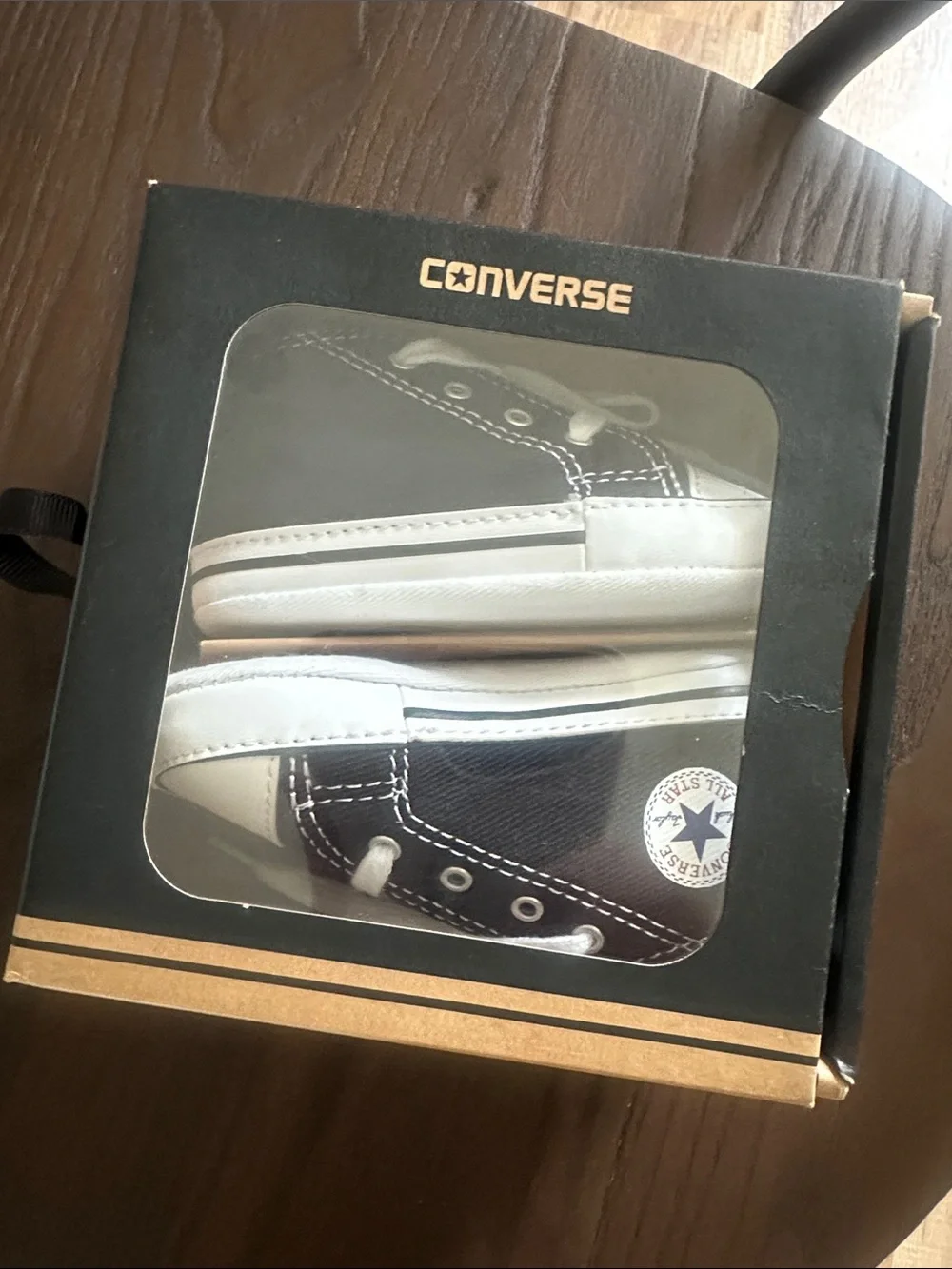 Converse Kids Black and White Low-Top Sneakers